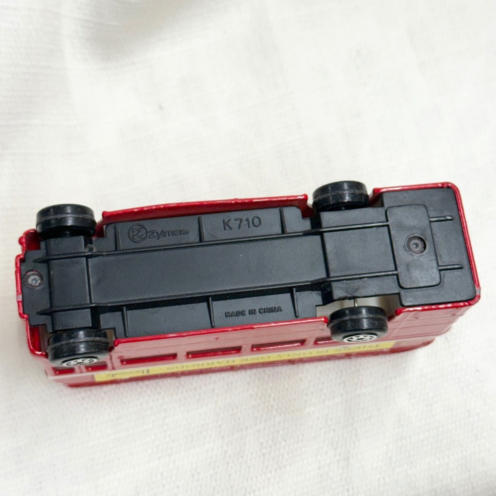Zyll Models London Transport Double Decker Bus Harrods Red Diecast Model Toy - Picture 6 of 16